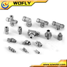 Stainless steel union tube fitting female branch tee pipe fitting tee
